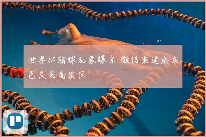 世界杯赌球乱象曝光 微信渠道成灰色交易高发区